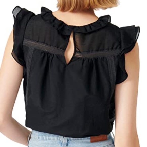 🔸J.Crew Flutter Sleeve Blouse - Picture 3 of 10